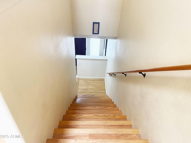 4805 E Kachina Trl Unit 25, Phoenix, AZ 85044 - stairs featuring wood finished floors