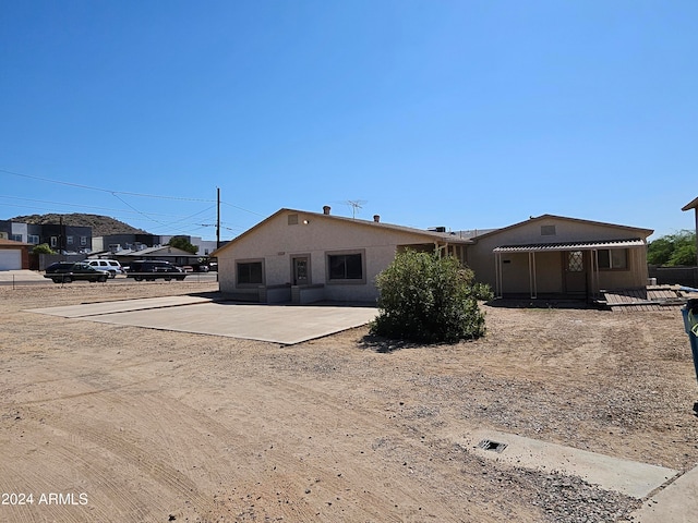 view of rear view of house