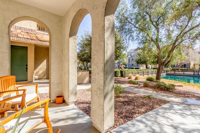 view of patio