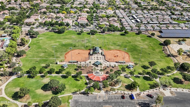 aerial view featuring a residential view