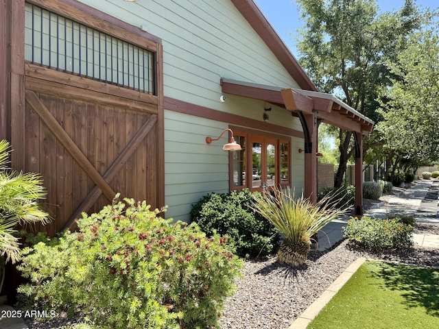 view of property exterior