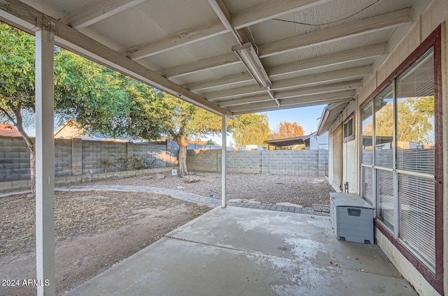 view of patio