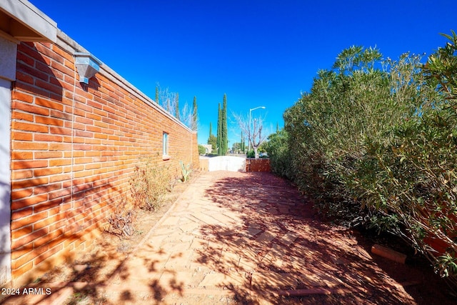 view of yard featuring a patio