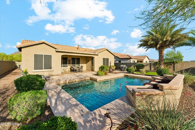 27308 N 56th Dr, Phoenix, AZ 85083 - view of pool with a fenced backyard and a patio