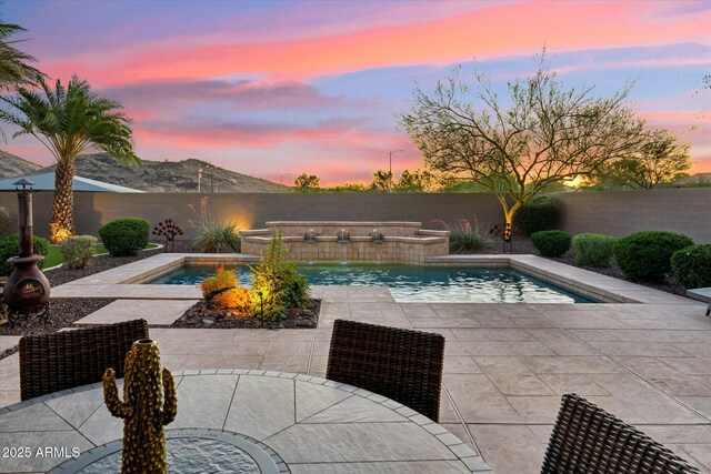 27308 N 56th Dr, Phoenix, AZ 85083 - view of pool with a patio area and a fenced backyard