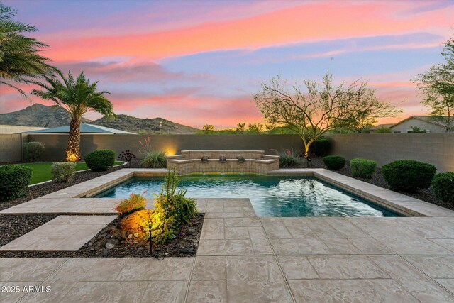 27308 N 56th Dr, Phoenix, AZ 85083 - view of swimming pool featuring a fenced backyard and a patio