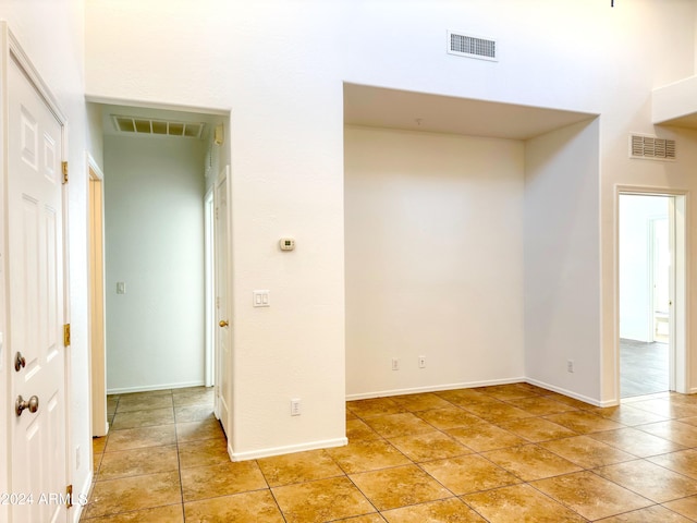 view of tiled empty room