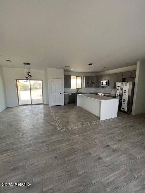 view of unfurnished living room