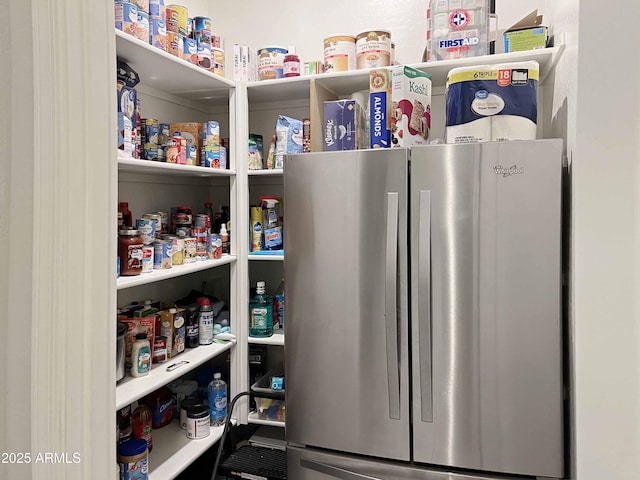 view of pantry