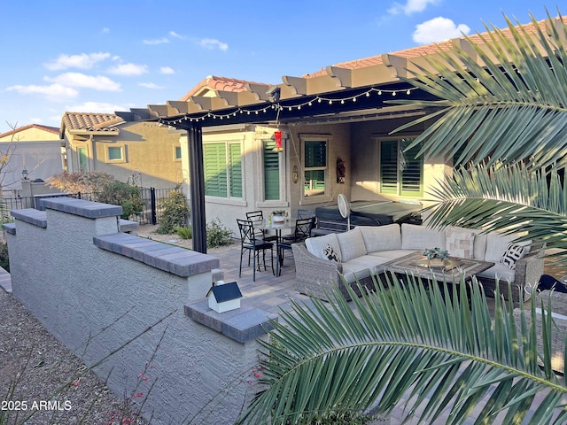 view of patio / terrace with outdoor lounge area