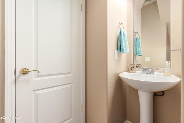 bathroom with a sink