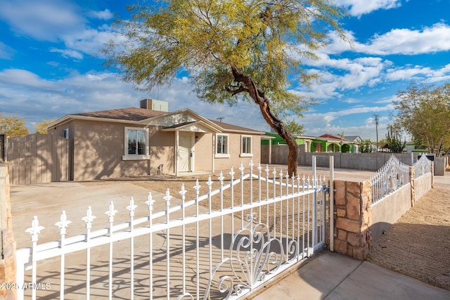 view of ranch-style home