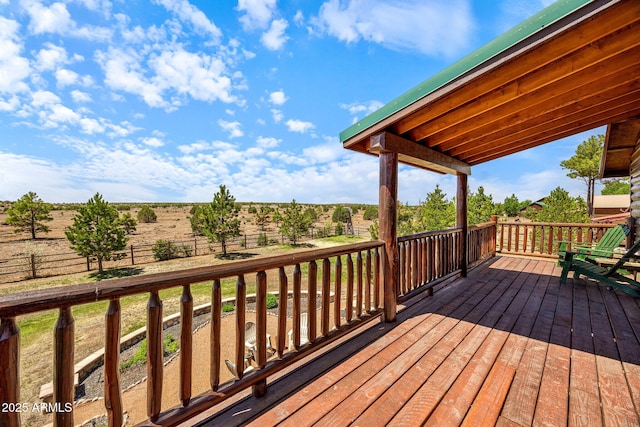2295 Bison Ranch Trl, Overgaard, AZ 85933 - view of deck