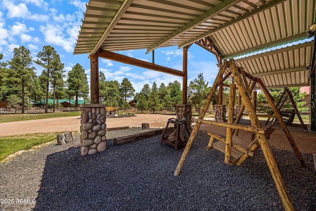 2295 Bison Ranch Trl, Overgaard, AZ 85933 - view of patio