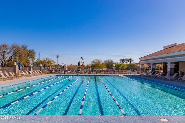 view of swimming pool