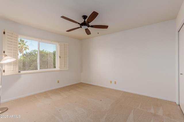 9921 E Doubletree Ranch Rd, Scottsdale, AZ 85258 - empty room featuring carpet floors and ceiling fan