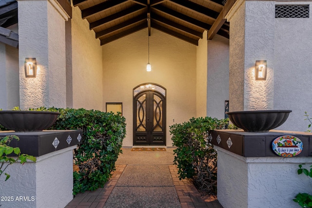 9921 E Doubletree Ranch Rd, Scottsdale, AZ 85258 - entrance to property featuring stucco siding