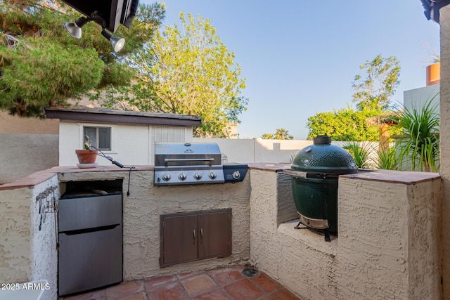 9921 E Doubletree Ranch Rd, Scottsdale, AZ 85258 - fenced backyard featuring area for grilling