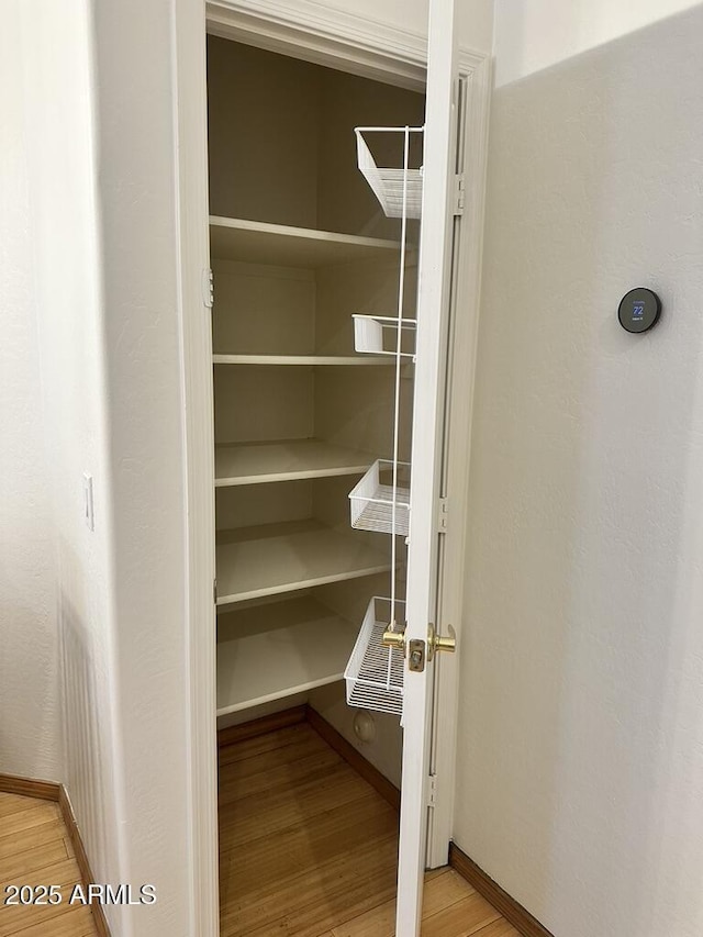 view of storage area