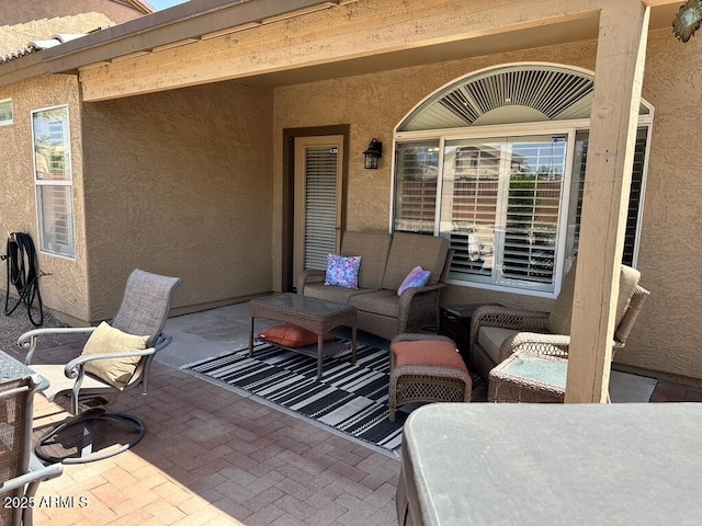 view of patio / terrace with outdoor lounge area