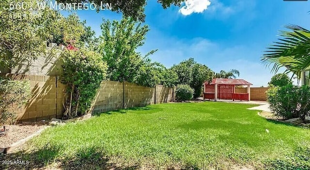 6601 W Montego Ln, Glendale, AZ 85306 - view of yard featuring a gazebo