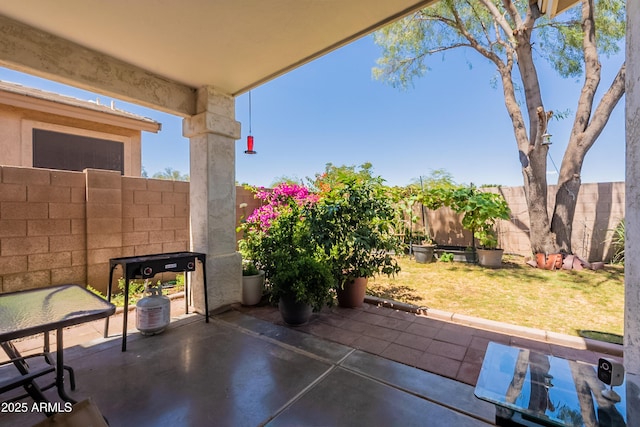 170 E Canary Ct, San Tan Valley, AZ 85143 - view of patio / terrace with a fenced backyard