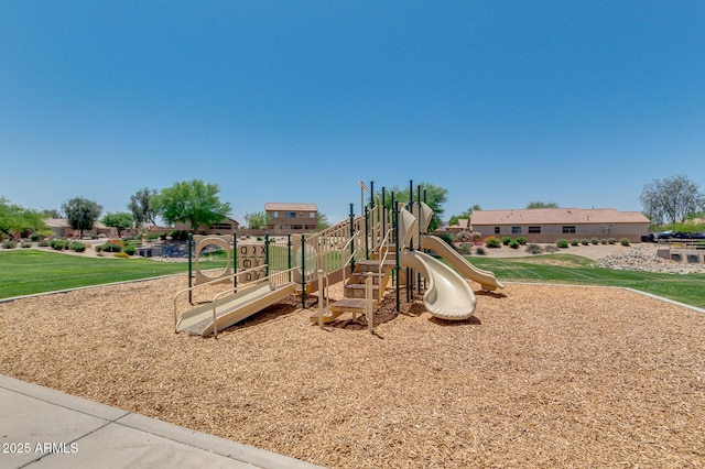 view of community jungle gym