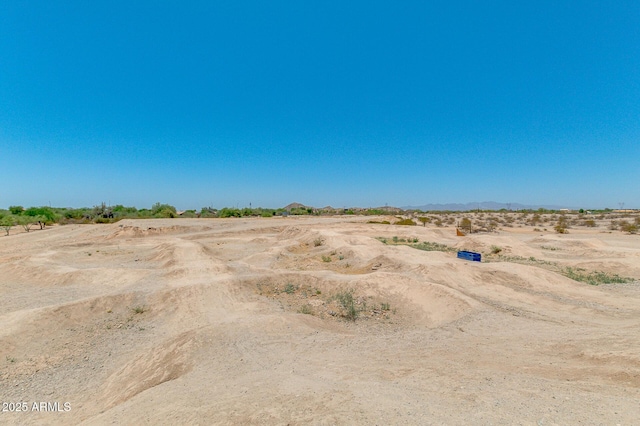 aerial view with a rural view