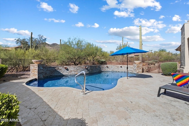 34611 N Sunset Trl, Cave Creek, AZ 85331 - view of pool with a patio area