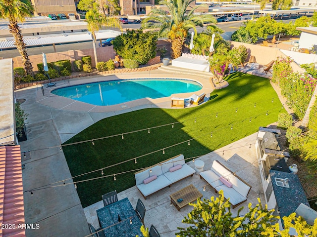 7821 N Via De La Sombre, Scottsdale, AZ 85258 - view of pool with a patio area