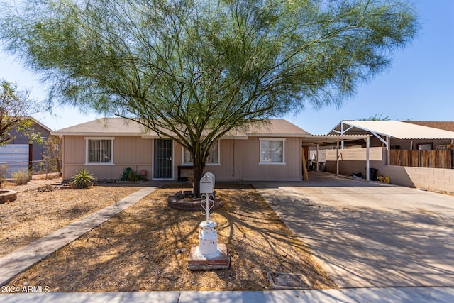 view of ranch-style house