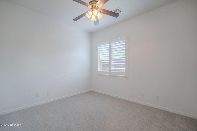6230 W Montebello Way, Florence, AZ 85132 - spare room featuring a ceiling fan and light colored carpet