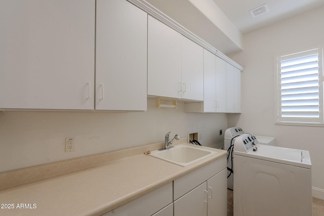 6230 W Montebello Way, Florence, AZ 85132 - washroom with cabinet space and washing machine and dryer