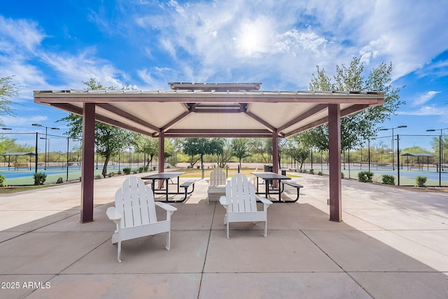6230 W Montebello Way, Florence, AZ 85132 - view of home's community featuring a tennis court and a gazebo