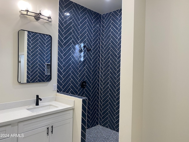 38712 W Sherman St, Tonopah, AZ 85354 - bathroom featuring vanity and tiled shower