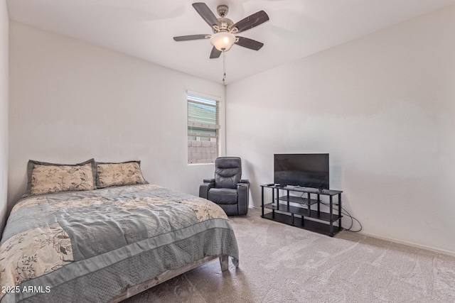 4216 W Harwell Rd, Laveen, AZ 85339 - bedroom featuring carpet floors, ceiling fan, and baseboards