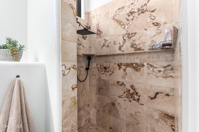 14129 E Barbie Ln, Scottsdale, AZ 85262 - bathroom with tiled shower