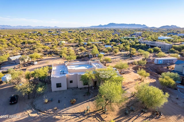 14129 E Barbie Ln, Scottsdale, AZ 85262 - aerial view of property and surrounding area featuring a mountainous background