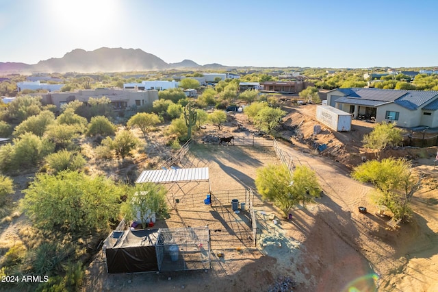 14129 E Barbie Ln, Scottsdale, AZ 85262 - aerial perspective of suburban area featuring mountains
