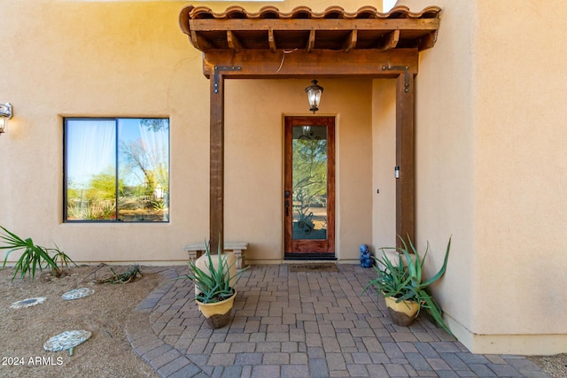14129 E Barbie Ln, Scottsdale, AZ 85262 - entrance to property featuring stucco siding