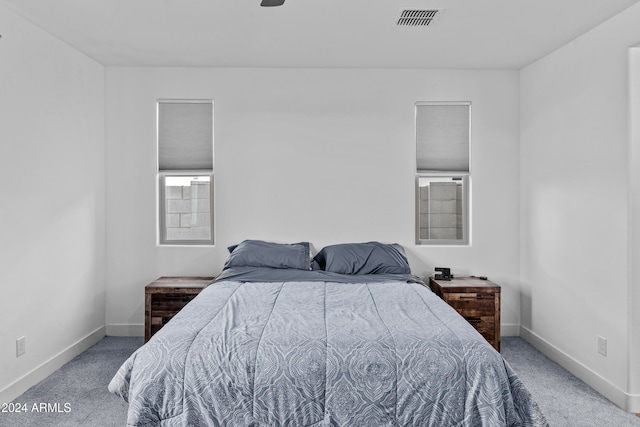 bedroom with carpet flooring