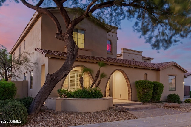 16178 W Granada Rd, Goodyear, AZ 85395 - mediterranean / spanish-style house featuring stucco siding and a tiled roof