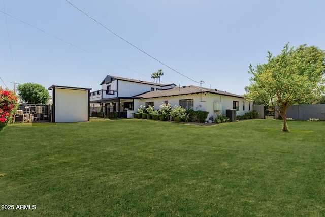 6196 E Calle Camelia, Scottsdale, AZ 85251 - view of yard featuring central AC unit