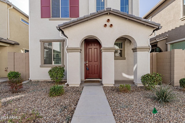 view of property entrance