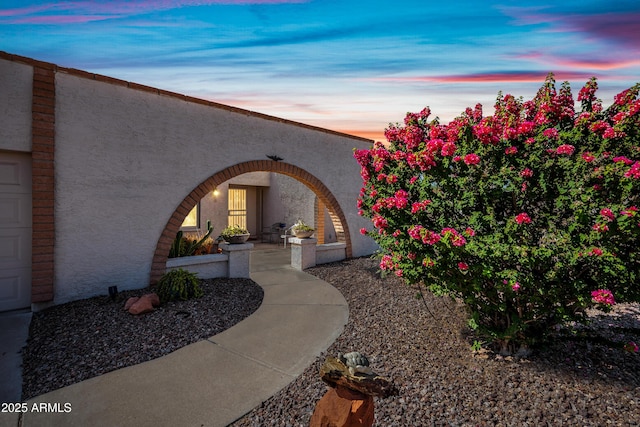 14830 N 28th Pl, Phoenix, AZ 85032 - property entrance featuring stucco siding