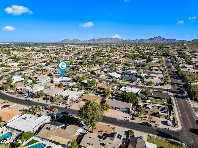 14830 N 28th Pl, Phoenix, AZ 85032 - aerial view of property and surrounding area featuring nearby suburban area