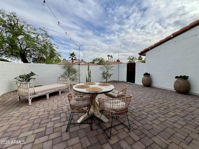 5556 E Sandra Ter, Scottsdale, AZ 85254 - view of patio featuring outdoor dining area