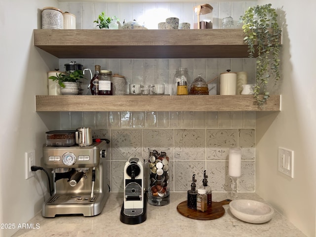 5556 E Sandra Ter, Scottsdale, AZ 85254 - bar featuring tasteful backsplash