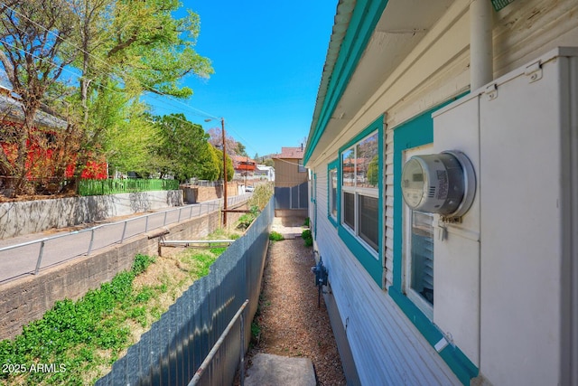 view of side of property
