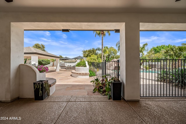 view of patio